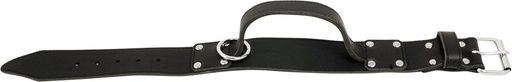 [BR_204402] JV BULL Halsband met Handvat Zwart-50mmx60cm