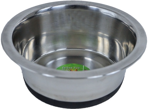 [BR_204451] EETBAK RVS 13CM - 370ML ANTI SLIP