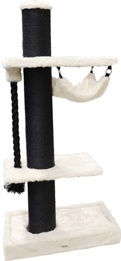 [BR_204474] # Krabpaal Lorenzo XXL WIT/ZWART 163 CM