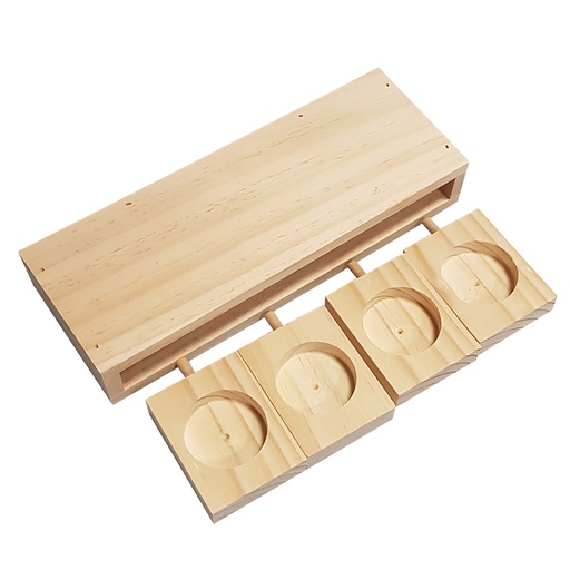 [BR_204618] Houten Sniffle `n snack puzzle Ben 22x8x3,6CM