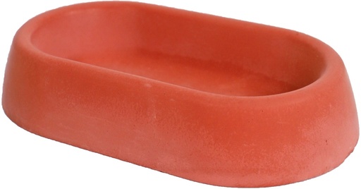 [BR_204658] Eetbak beton konijn ovaal 21cm