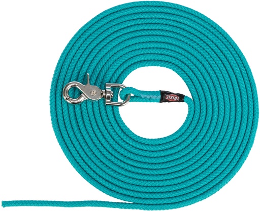 [19793] Sleeplijn, trigger snap haak, rond, S–L: 20 m/ø 6 mm, oceaan blauw