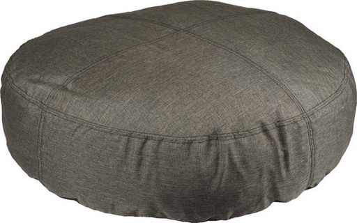 [BR_205253] # KUSSEN KARPATEN ROND+RITS GRIJS 70 CM
