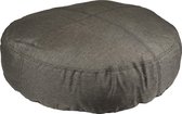 [BR_205254] # KUSSEN KARPATEN ROND + RITS KAKI 70 CM
