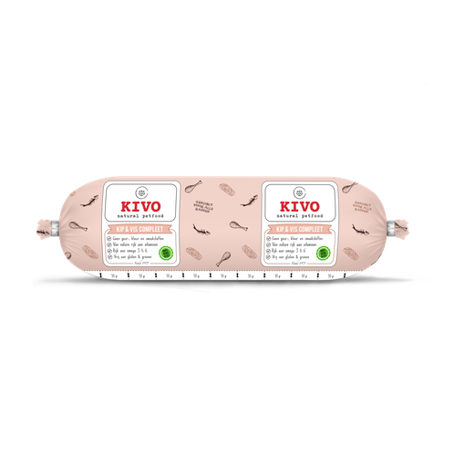 [6004] KIVO kip/vis compleet 500 gram