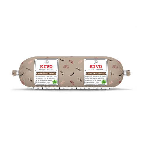 [6021] KIVO 5 diersoorten compleet 500 gram