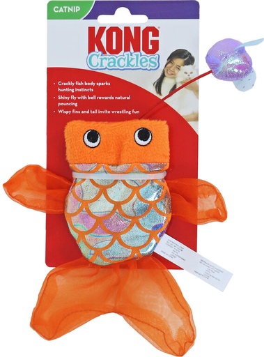 [BR_205595] Kong Kat Crackles Gulpz Vis Oranje