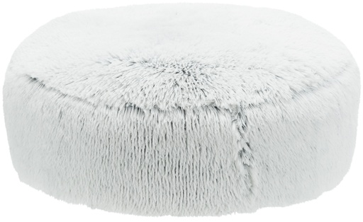 [38017] # Kussen Harvey, rond, 100 cm, wit-zwart