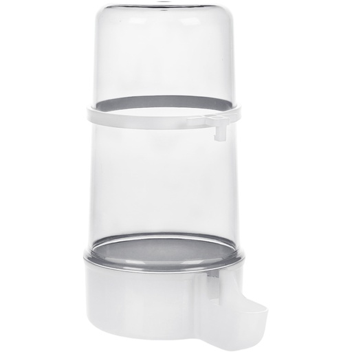 [110404] WATER-VOEDER FONTEIN NERI XL TRANSPARANT/WIT 15x7,5CM 420ML