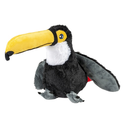 [5414365386085] # Pluche toekan cuddle 38x22x8cm Meerkleurig