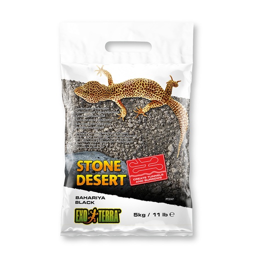 [BR_212456] EX Stone Desert Substraat Bahariya Black 10kg