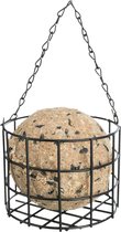 [BR_213445] Reuzenmezenbollenhouder, 1 bol, metaal, ø 11 × 8 cm, zwart