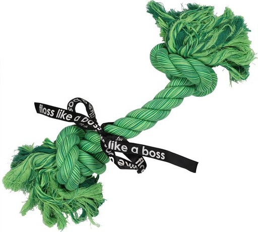 [305/468647] 'Do you even floss dawg' speeltouw 2 knopen 30cm groen