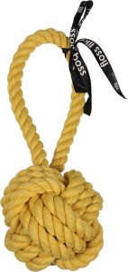 [BR_213495] 'Are you knots' bal met lus 37cm geel