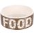 [BR_213543] EETPOT HOND KYRA KERAMISCH TAUPE/WIT 16CM 770ML