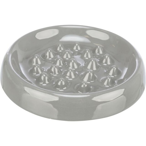 [24800] Slow Feeding Voer/waterbak, keramiek, 0,25 l/ø 18 cm, wit