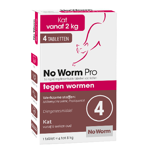 [E533                ] Exil No Worm Pro Kat vanaf 2 kg 4st