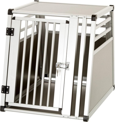 [BR_214288] # HONDENKOOI ALUMINIUM 82x65x66CM