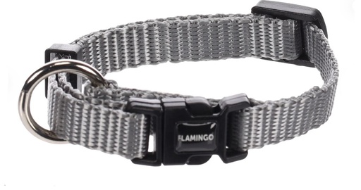 [521577] HALSBAND ZIGGI GRIJS 15-25CM 10MM