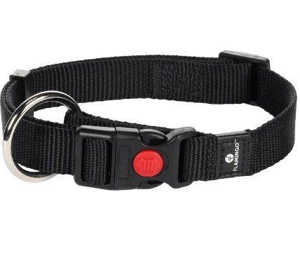 [521581] HALSBAND ZIGGI ZWART 15-25CM 10MM