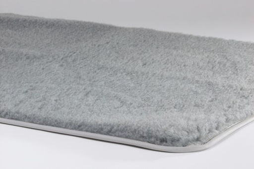 [021 0876] VETBED ANTISLIP ONGEBIESD GRIJS 75X100CM