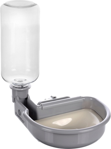 [521648] DRINKKOM MET FLES VOOR DRAADKOOI DIZA GRIJS 480ML