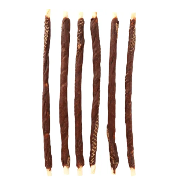[521278] R'HIDE STOKJES OMWIKKELD MET KONIJN 7/8MM 25CM 6ST 130GR