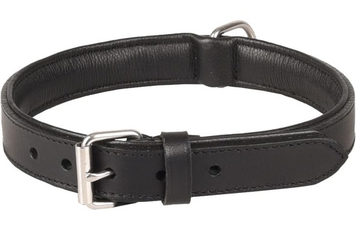 [BR_214604] HALSBAND ARIZONA LEDER ZWART 42-51CM 28MM