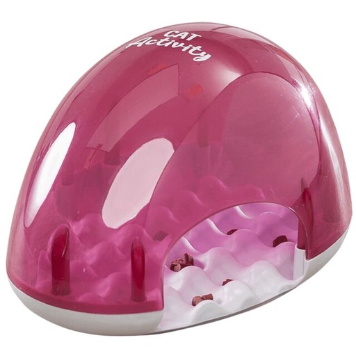 [BR_214657] Cat Activity Snack Box, 19 × 13 × 14 cm, bes/lichtgrijs