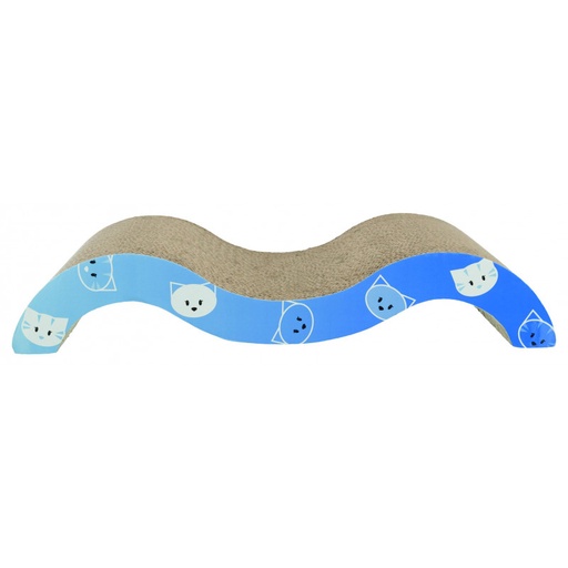 [48001] Krabgolf Mimi, karton catnip 50x9x23 cm blauw