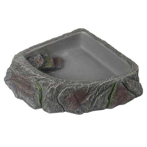 [BR_215179] Terra Della Hoekschaal Antraciet S 12,5x11,9x3