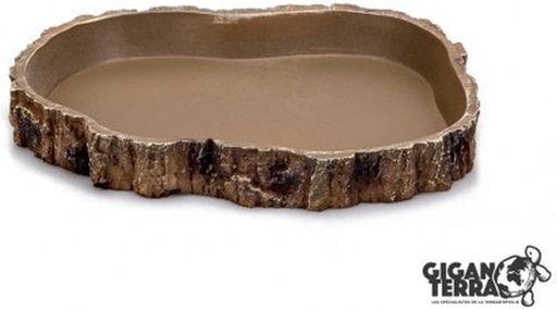 [BR_215656] Giganterra Food Dish Brown L