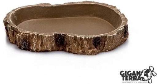 [G04-00234 ] Giganterra Food Dish Brown M