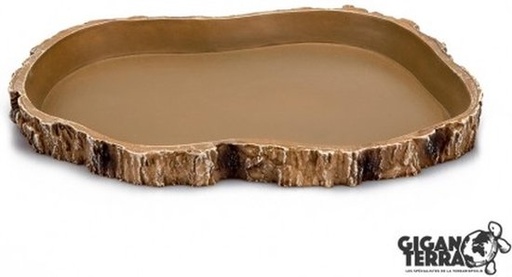[G04-00236 ] Giganterra Food Dish Brown XL