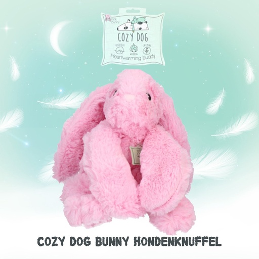 [BR_215729] Cozy Dog Bunny Pink