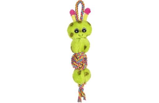 [BR_215933] HS MIEP PLUCHE RUPS MET TOUW GROEN 40CM