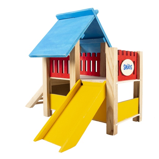 [BR_215999] De Smurfen speeltuin 25x20x21cm Meerkleurig