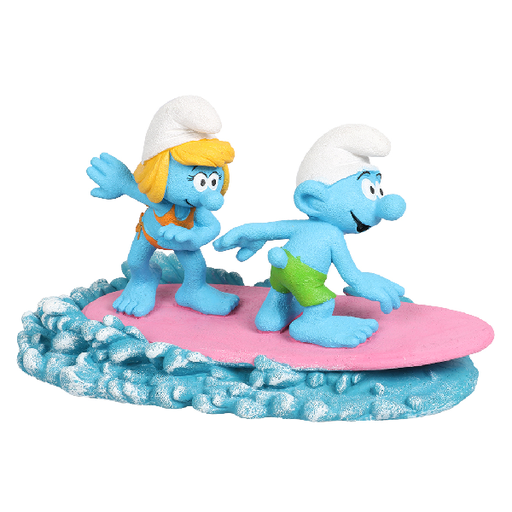 [BR_216015] Smurfen Op Water Surfen 15,9x8,2x8,9cm Meerkleurig