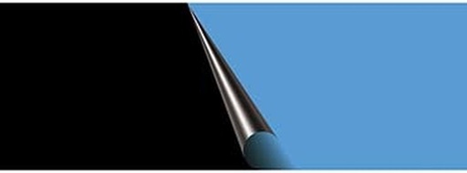 [BR_216047] POSTER ACHTERWAND BLACK & BLUE 60x30cm zwart/blauw