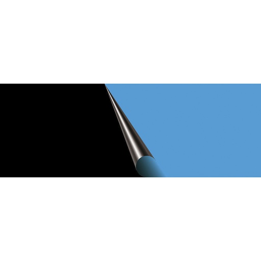 [241/108697] POSTER ACHTERWAND BLACK & BLUE 80x40cm zwart/blauw
