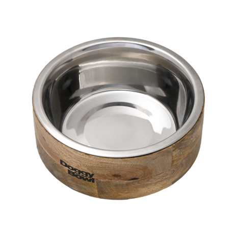 [BR_216125] # Doggy Bowl Bamboo round S