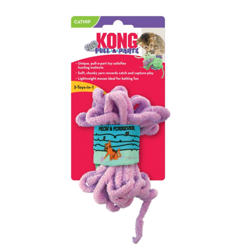 [021 6832] Kong cat pull-a-partz yarnz assorti