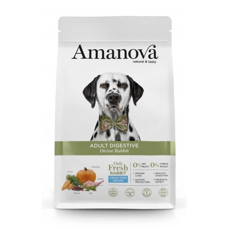 [AMJ74AR10 ] Amanova Dog Adult Digestive Rabbit Grain Free 10kg