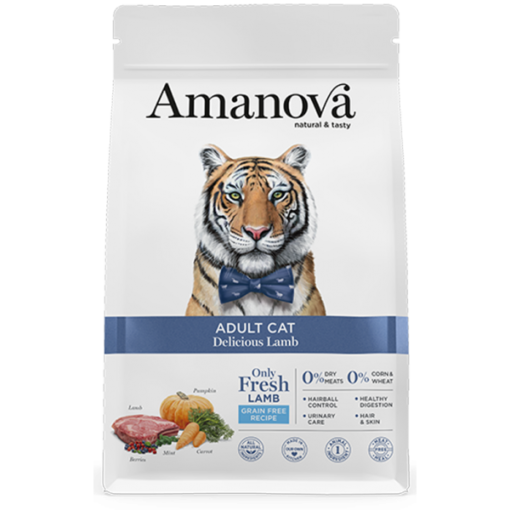 [AMA24LA5B] Amanova Cat Adult Lamb Grain Free 1,5kg