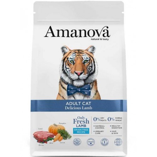 [BR_216307] ! Amanova Cat Adult Lamb Grain Free 6kg.