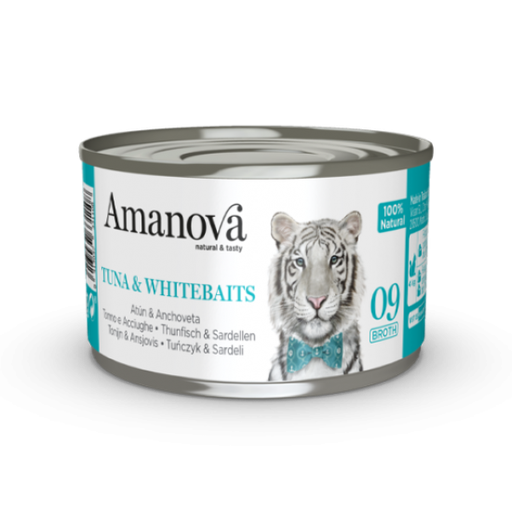 [WEV89TW1B           ] Amanova Can Cat 09 Tuna Whitebaits Broth