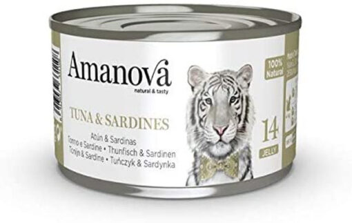 [WEV85TS1B           ] Amanova Can Cat 14 Tuna / Sardines Jelly