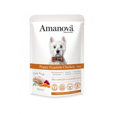 [AMT50PO1A] Amanova Pouch Dog P03 Exquisite Chicken 100gr