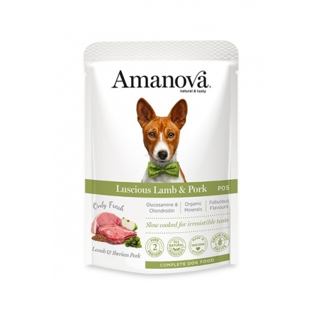[AMT61LI1A ] Amanova Pouch Dog P05 Lamb + Iberian Pork 100gr