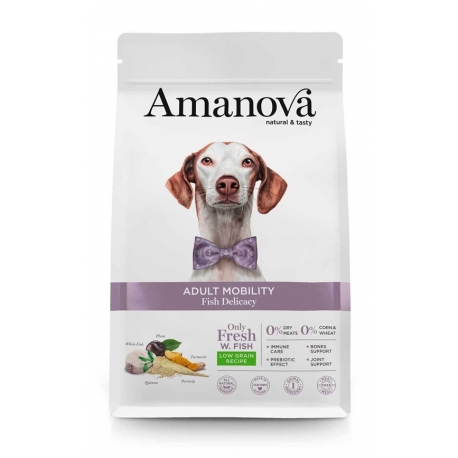 [AMJ88MF10 ] Amanova Dog Adult Mobility Fish Low Grain 10kg